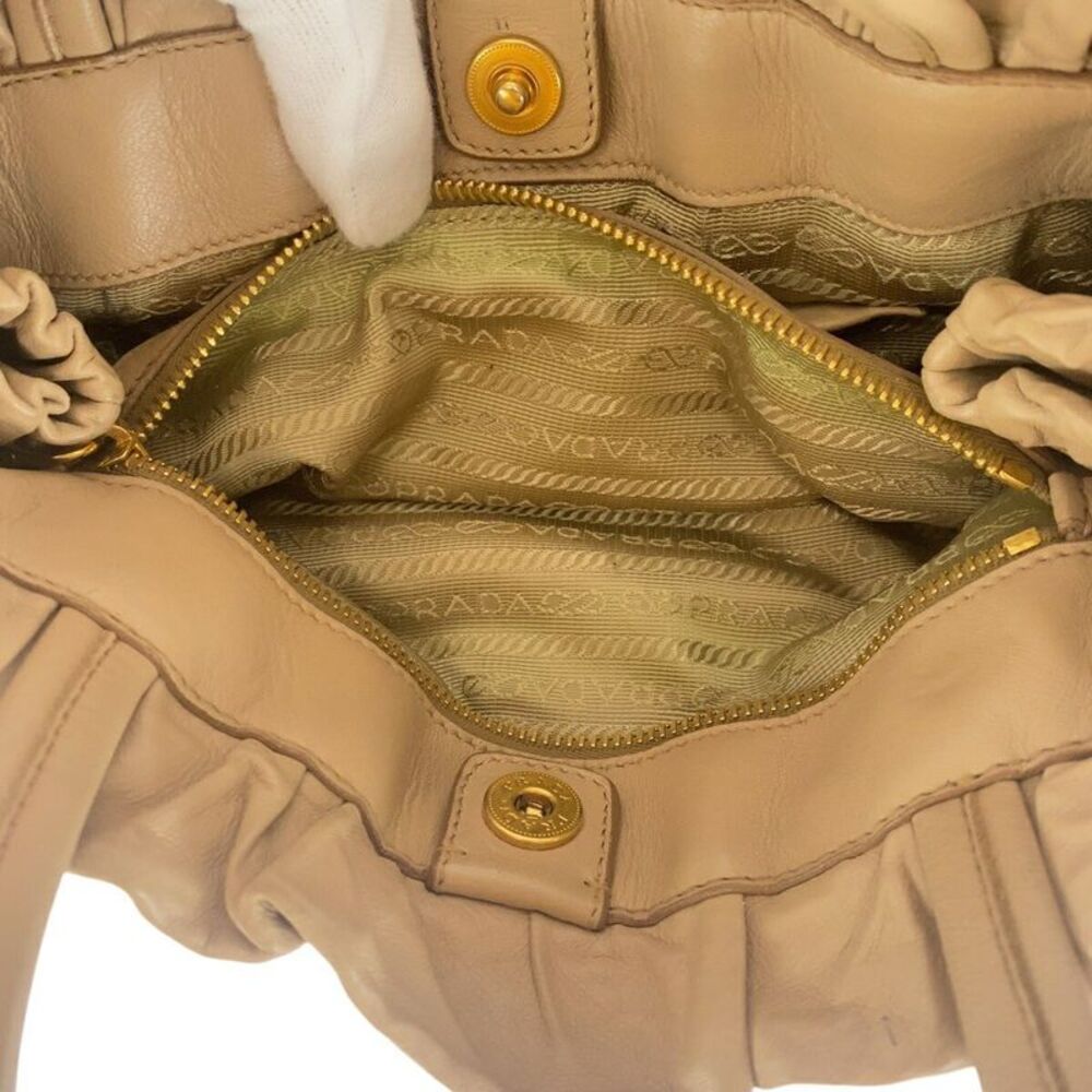 Prada Leather Python Ribbon Tote Bag - image 5